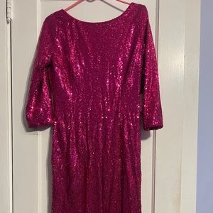 Sequin Midi Dress